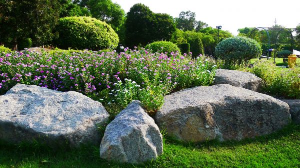 Boulder Landscaping in Nashua