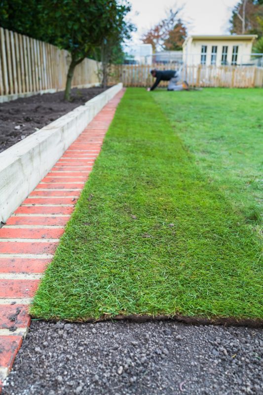 Metal Lawn Edging Installation